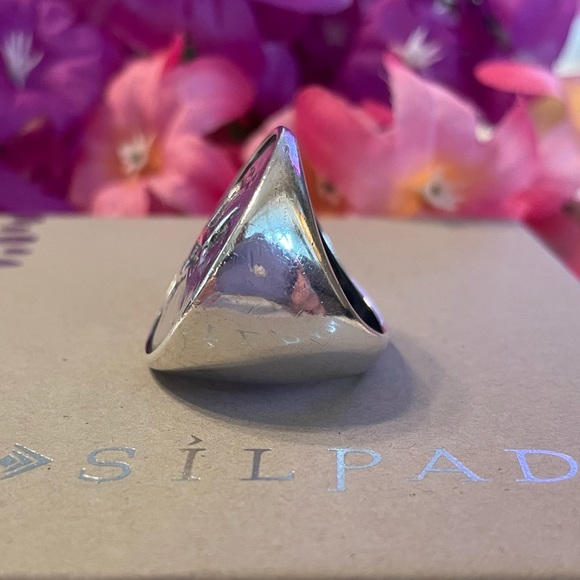 Silpada Sterling Silver Roman Coin Statement Ring R1901 BNIB Size 7 - Picture 8 of 14